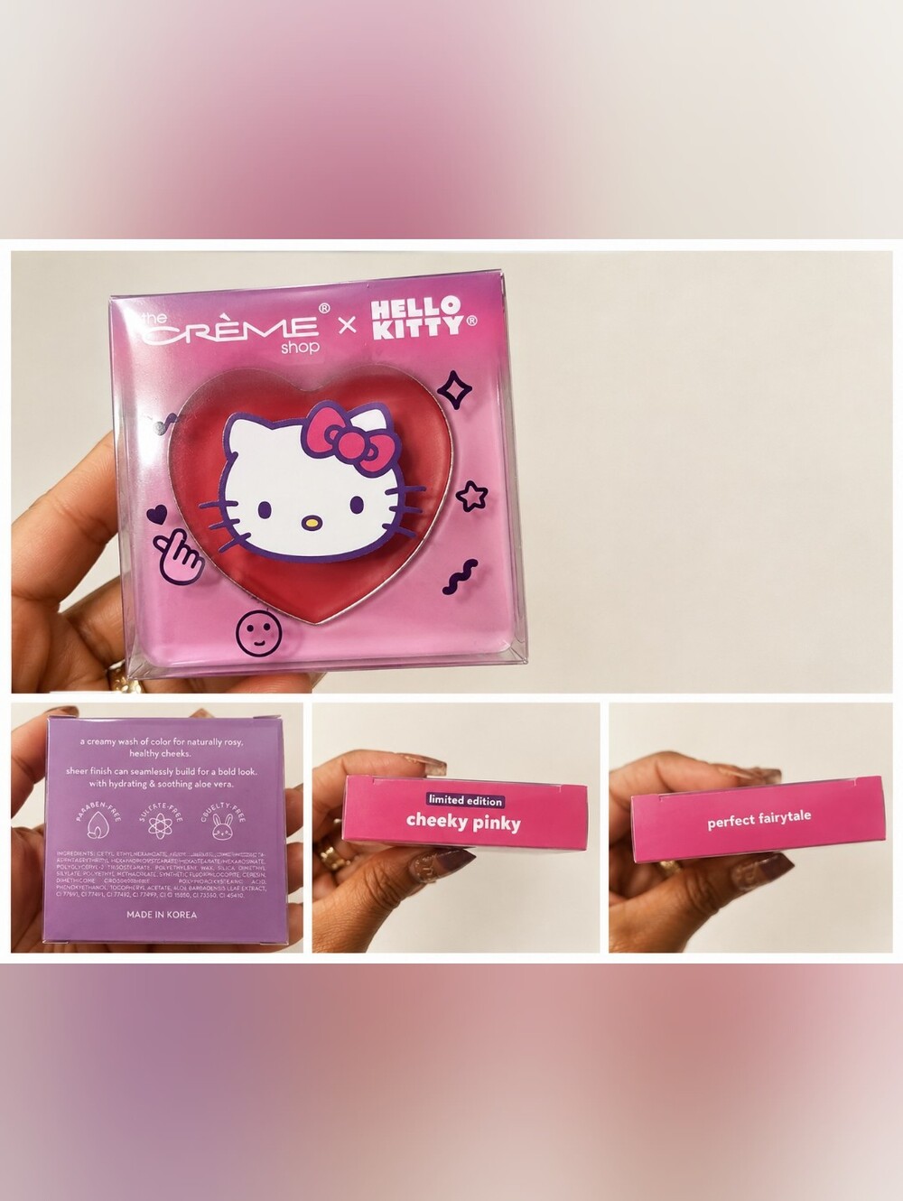 The Crème Shop x Hello Kitty Cheeky Cutie Blush Balm – Cheeky Pinky